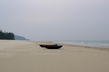 La plage de l'île de Quang Trung