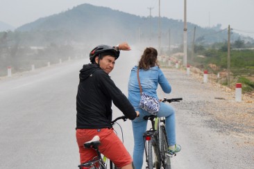 Balade en vélo sur l'île de Quang Trung