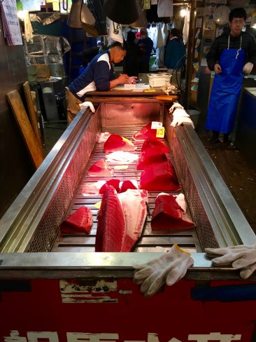 La marché aux poisson de Tsukiji