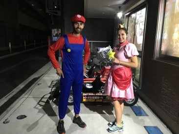 Soirée de folie en Mario et Princesse Peach