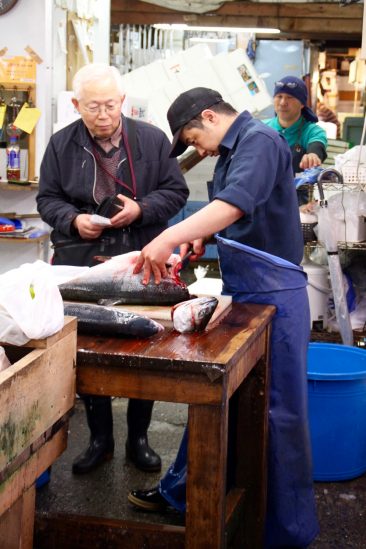 La marché aux poisson de Tsukiji